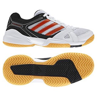 adidas Kinder-Handballschuh OPTICOURT TRUSTER K - running white/ultra purple/black|31