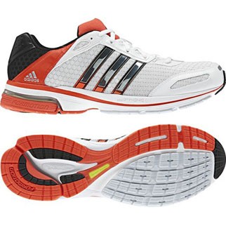 adidas Herren-Laufschuh SUPERNOVA GLIDE 4 M  (running white/high energy/metallic silver) - 42