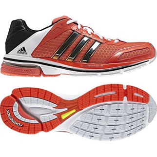 adidas Herren-Laufschuh SUPERNOVA GLIDE 4 M  (high energy/black/metallic silver) - 43 1/3