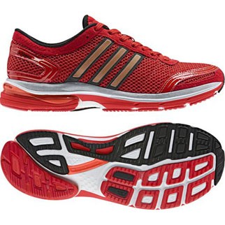 adidas Damen-Laufschuh ADIZERO AEGIS 2 W (core energy/metallic silver/black) - 41 1/3