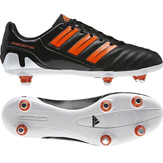 adidas Fußballschuh PREDATOR ABSOLADO TRX SG (black/predator running white/warning) - 48 2/3