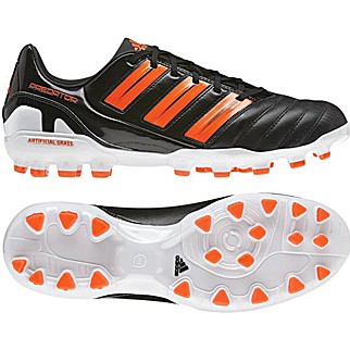 adidas Fuballschuh PREDATOR ABSOLADO TRX AG (black/predator running white/warning) - 47 1/3