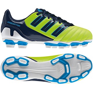 adidas Kinder-Fuballschuh PREDATOR ABSOLADO TRX FG J (slime/pred sharp blue met./dark ind - 30