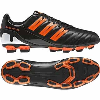 adidas Fuballschuh PREDITO TRX FG (black/running white metallic/warning) - 47 1/3