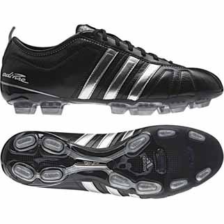 adidas Fuballschuh ADIPURE IV TRX FG (balck/metallic silver/metallic silver) - 48 2/3