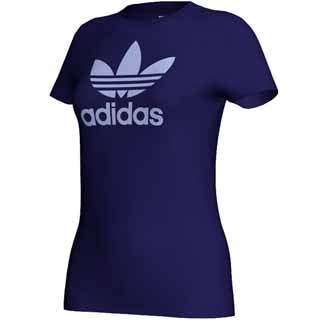 adidas Damen-Shirt TREFOIL (Originals-Kollektion) - fresh ink/vapour ink|38