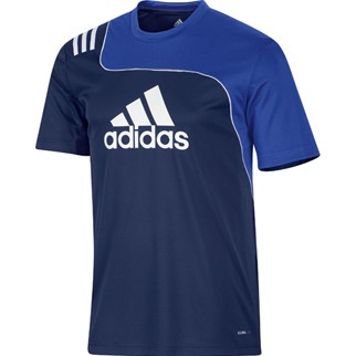 adidas T-Shirt SERENO 11 LOGO - new navy/cobalt|8