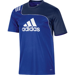 adidas T-Shirt SERENO 11 LOGO - cobalt/new navy|164