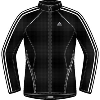 adidas Damen-Lauf-Jacke RESPONSE  (black/white) - 34