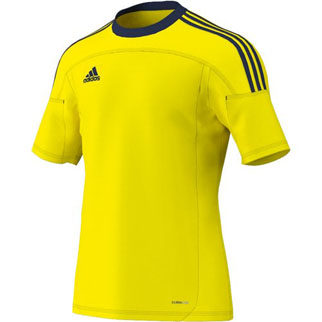 adidas Trikot TOQUE 11 - lemon peel/new navy|M|Kurzarm