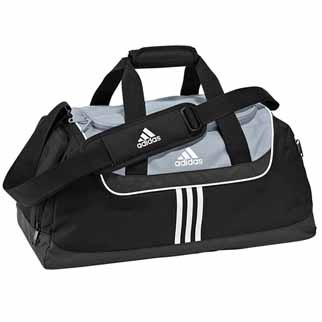 adidas Sporttasche TEAMBAG - black/silver|L