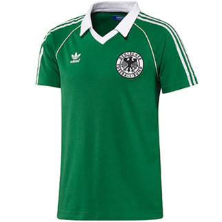 adidas T-Shirt DFB RETRO (core green/white) - M