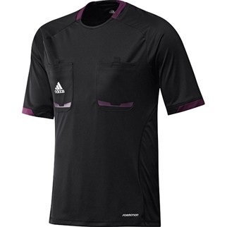 adidas Schiedsrichter-Trikot REFEREE 12 - black/purple beauty|S|Langarm