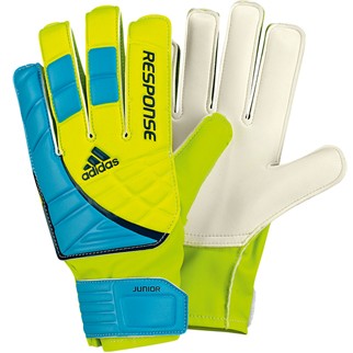 adidas Torwart-Handschuh RESPONSE JUNIOR (lime/blue) - 4