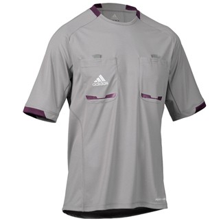 adidas Schiedsrichter-Trikot REFEREE 12 - aluminium/purple beauty|XXL|Langarm