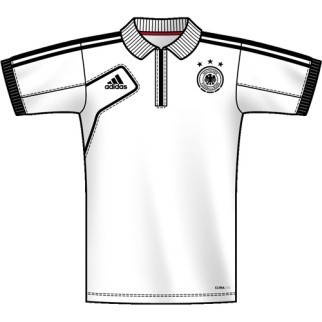 adidas Poloshirt DFB (white/black) - 3
