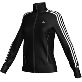 adidas Damen-Trainingsjacke ESSENTIAL - black/white|XXS