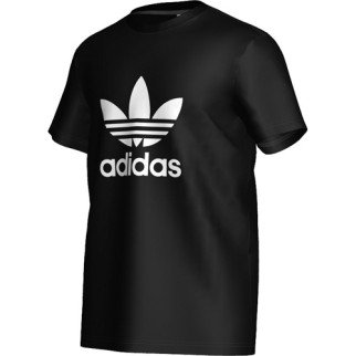 adidas T-Shirt TREFOIL (Originals Kollektion) - black/white|L