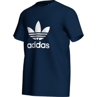 adidas T-Shirt TREFOIL (Originals Kollektion) - dark indigo/white|S