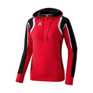 erima Kapuzensweatshirt RAZOR LINE DAMEN - rot/schwarz/wei|42