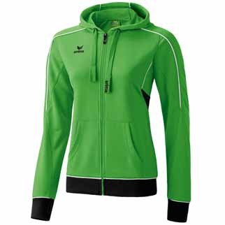 erima Damen-Kapuzenjacke GOLD MEDAL - green/black/white|44