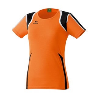 erima T-Shirt RAZOR LINE Damen - orange/schwarz/wei|38