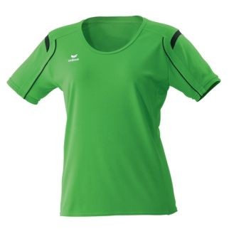 erima T-Shirt NANO LINE DAMEN - green/schwarz|36
