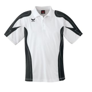 erima Poloshirt RACING LINE - wei/schwarz|8