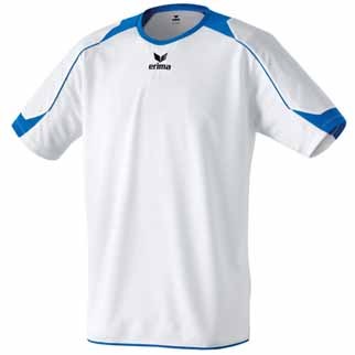 erima Trikot SANTIAGO - wei/new royal|XL|Kurzarm