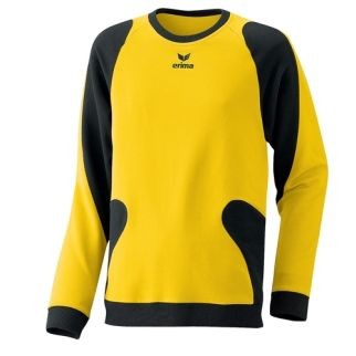 erima Sweatshirt SCORER - gelb/schwarz|M