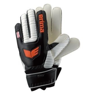 erima Torwart-Handschuhe TEC PLUS (black/white/orange) - 10.5