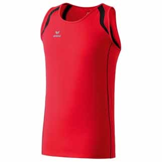 erima Singlet RAZOR LINE - rot/schwarz|128