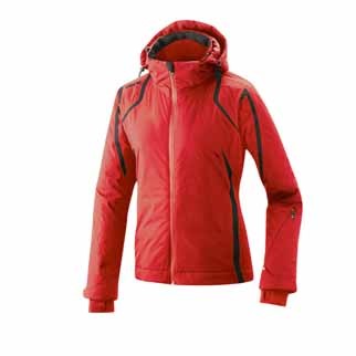 erima Damen-Winterjacke ACTIVE (rot/schwarz) - 34