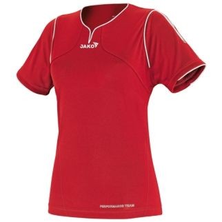 Jako Trikot-Indoor Damen PERFORMANCE - rot/wei|S|Kurzarm