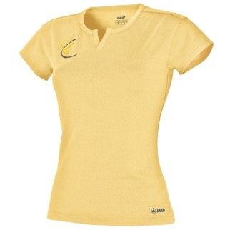 Jako Damen-T-Shirt FELICITY - gelb/dunkelgrau|38