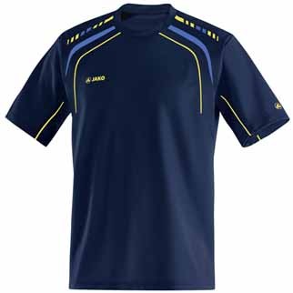 Jako T-Shirt CHAMPION - marine/royal/gelb|M