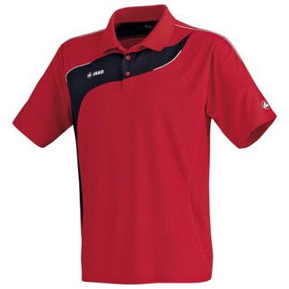 Jako Poloshirt COMPETITION - rot/schwarz|XL