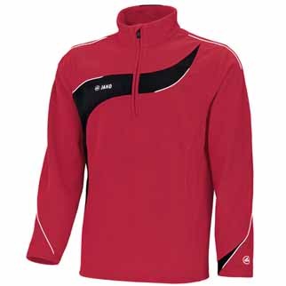 Jako Fleecetop COMPETITION - rot/schwarz|128