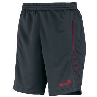 Jako Short PRO POLY-TERRY - antrhazit/rot|2