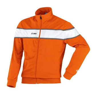 Jako Polyesterjacke PLAYER - orange/wei|4XL