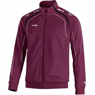 Jako Polyesterjacke CHAMPION - maroon/schwarz|L