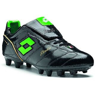 Lotto Herren-Fuballschuh STADIO CAMPIONI FG (black/neongreen) - 39