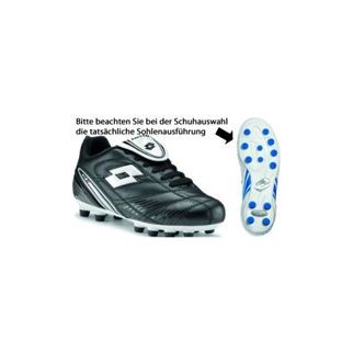 Lotto Kinder-Fuballschuh STADIO AZZURRI CLUB  JR FG (black/white) - 37