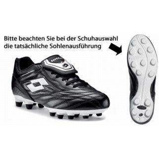 Lotto Fuballschuh STADIO AZZURRI CUP HG-R (black/white) - 43,5