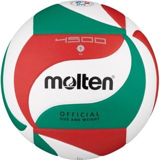 molten Volleyball V5M4500 (wei/grn/rot) - 5
