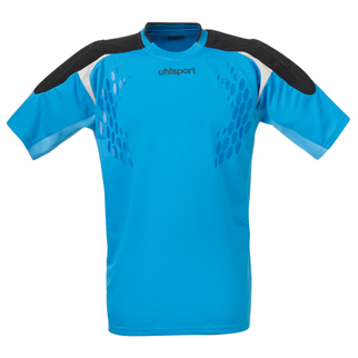 Uhlsport Torwart-Trikot TECH KURZARM - cyan blau|L