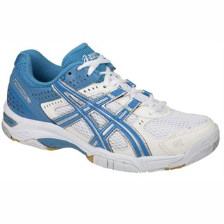 asics Volleyballschuh GEL-ROCKET W - white/azur blue|39