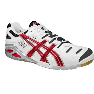 asics Herren-Volleyballschuh GEL-SENSEI 3 - white/red|51,5