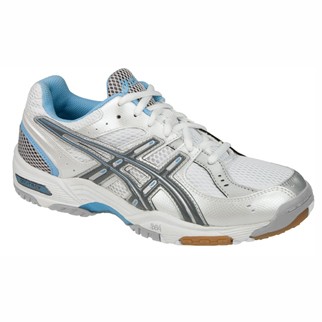 asics Damen-Volleyballschuh GEL-TASK W - white/storm/blue|41,5