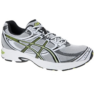 asics Herren-Laufschuh GEL-OBERON 6 (white/lime/black) - 46,5